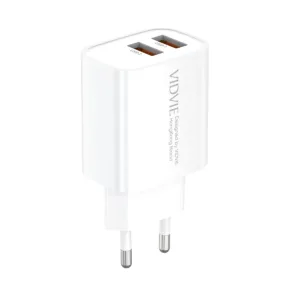 Dual USB Fast Charger 2.4A Vidvie