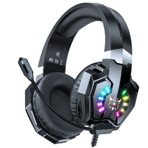 ONIKUMA-X32 Wired RGB Gaming Headset- 50mm Drivers and Noise-Cancelling Mic